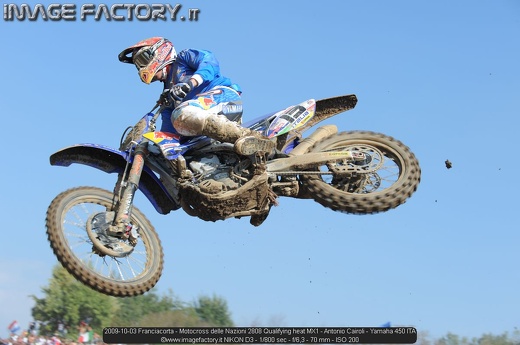 2009-10-03 Franciacorta - Motocross delle Nazioni 2808 Qualifying heat MX1 - Antonio Cairoli - Yamaha 450 ITA